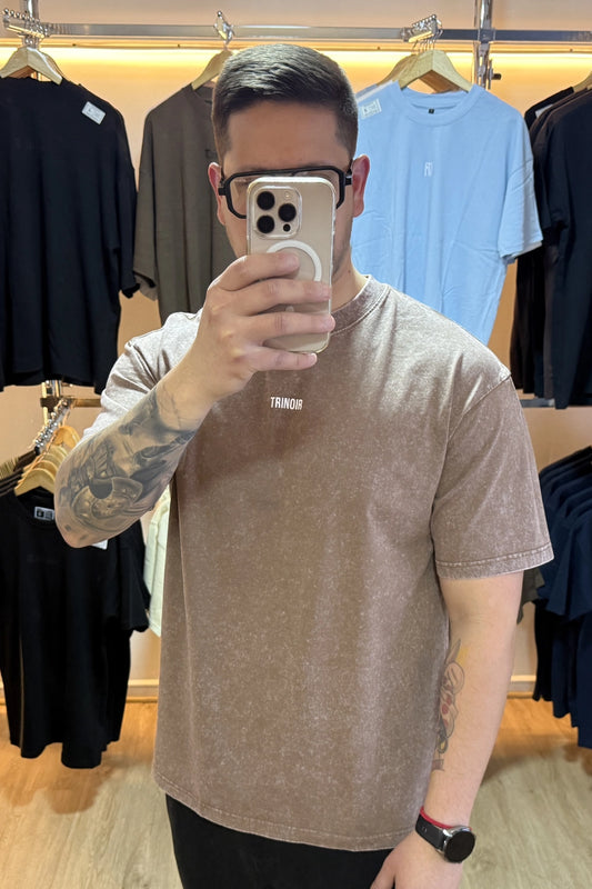 Polera Oversize Normal - Vintage Brown