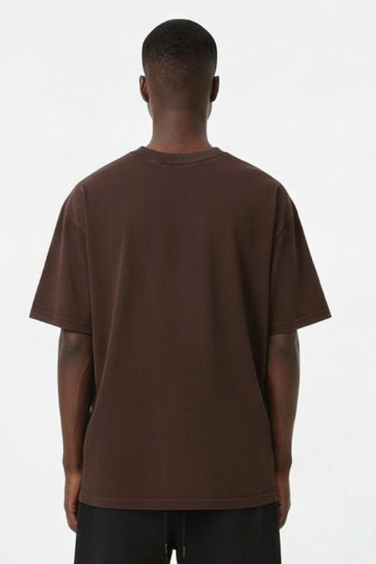 Polera Oversize Alto Gramaje - Burdeo Oscuro