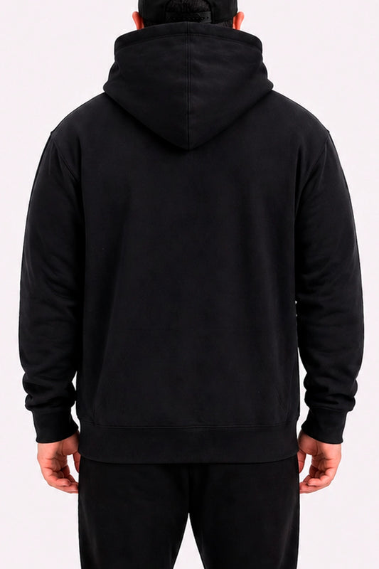 Polerón Hoodie High Cotton - Negro