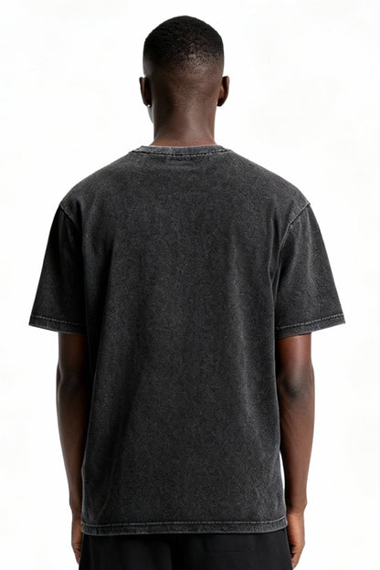 Polera Acid Wash – Negro