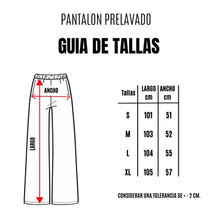 Pantalón Buzo - Vintage Black