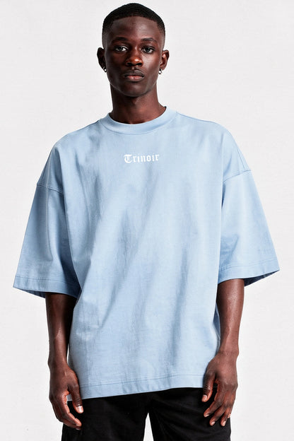 Polera Oversize Celeste