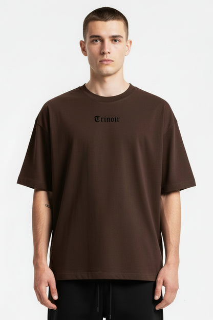 Polera Unisex Oversize (EXTRA HEAVY WEIGHT) - Marrón