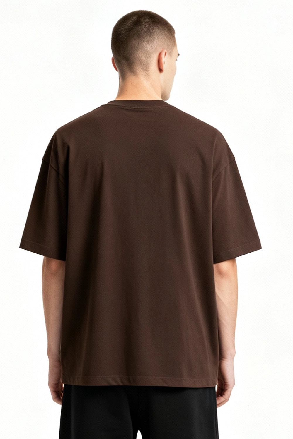 Polera Unisex Oversize (EXTRA HEAVY WEIGHT) - Marrón
