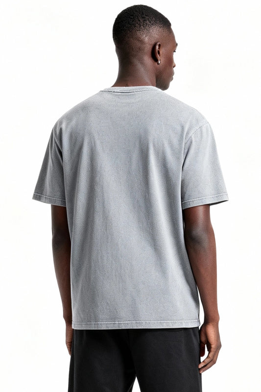 Polera Acid Wash – Gris ⚠️LIQUIDACIÓN⚠️