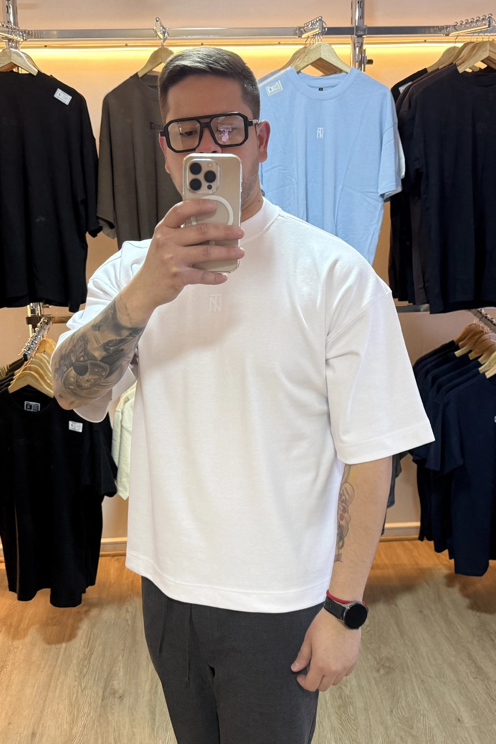 Polera Oversize (EXTRA HEAVY WEIGHT) - Blanco