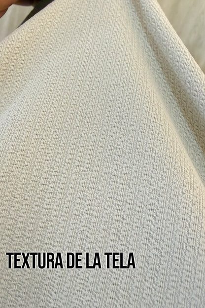 Polera cuello polo - Caqui