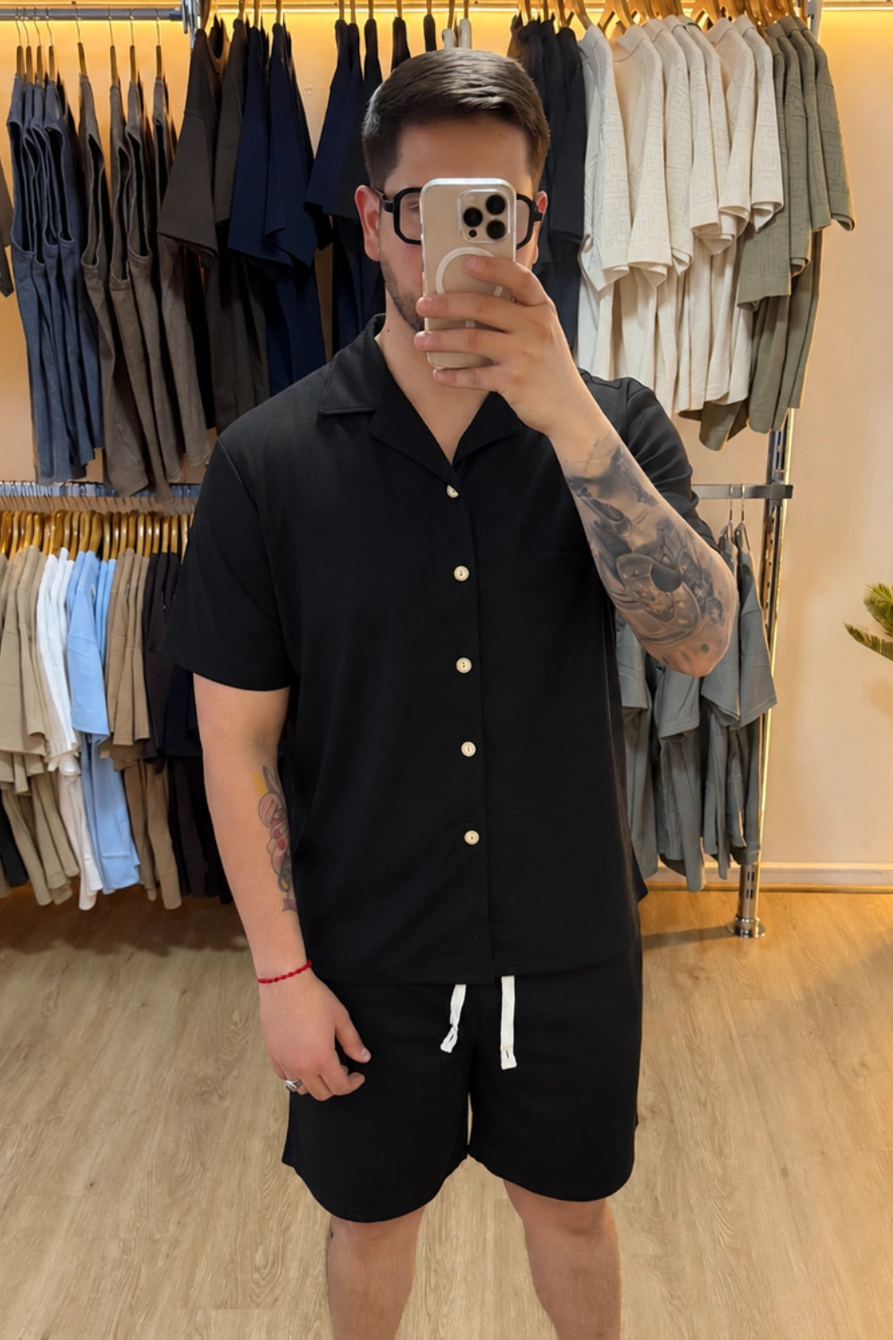 Conjunto Camisero - Negro