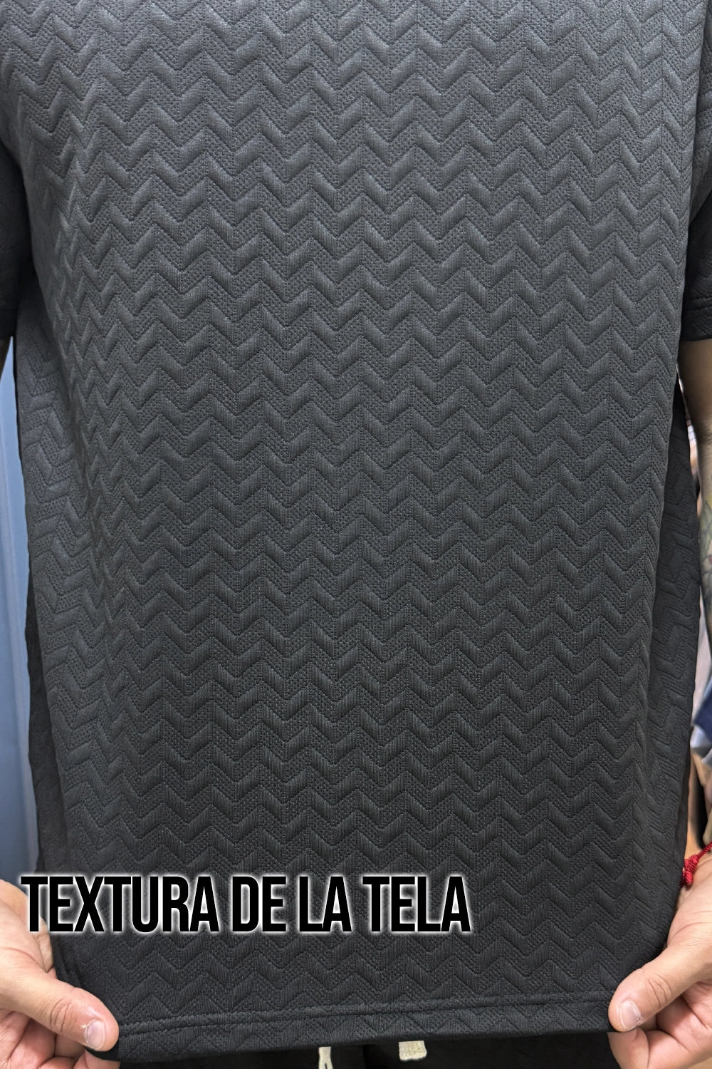 Conjunto Texturizado - Negro
