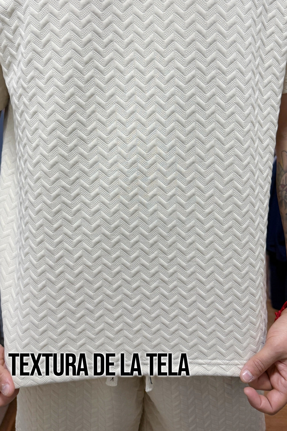 Conjunto Texturizado - Caqui