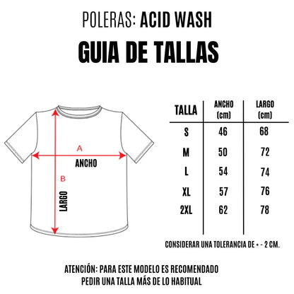 Polera Acid Wash – Gris ⚠️LIQUIDACIÓN⚠️