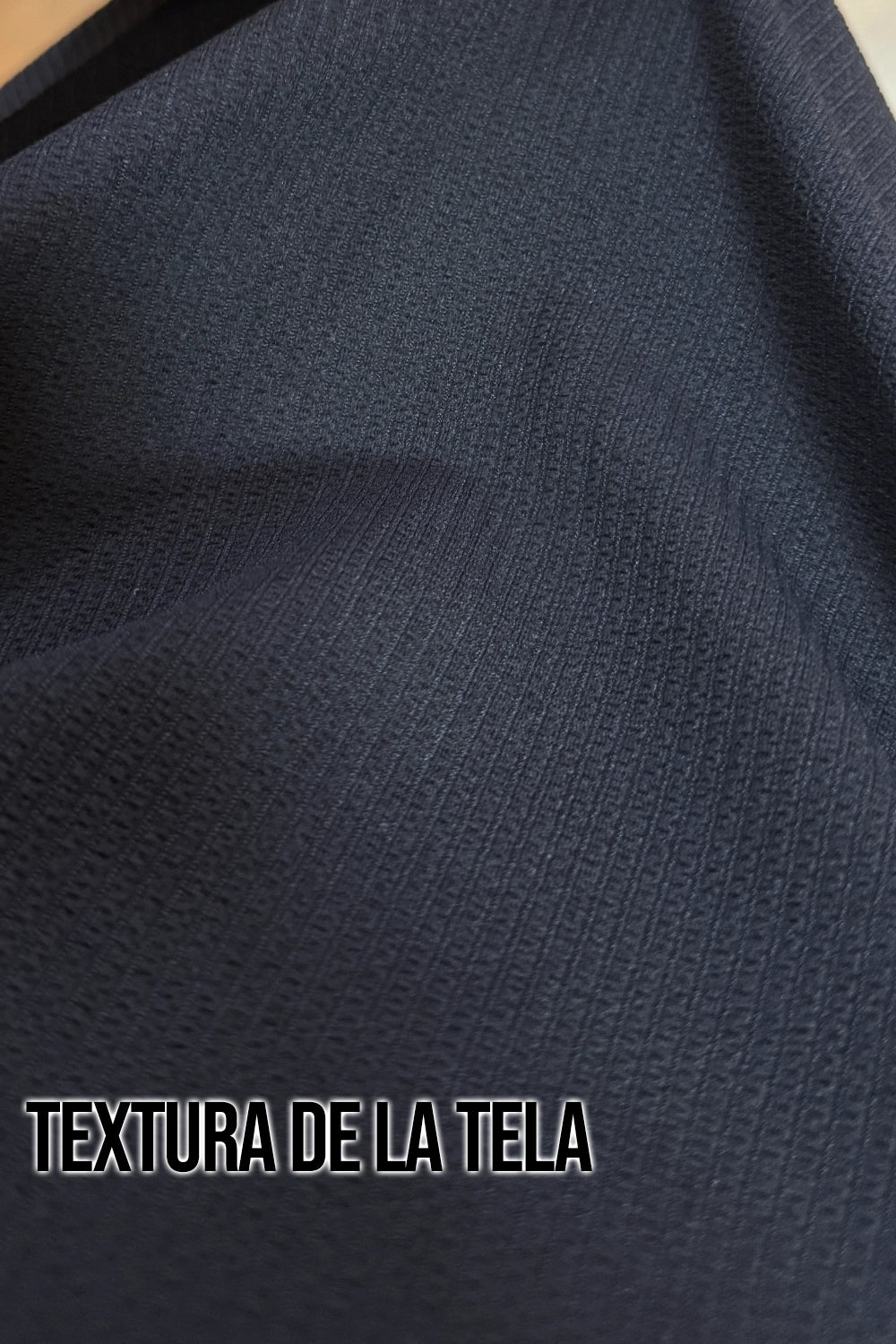 Polera cuello polo - Negro