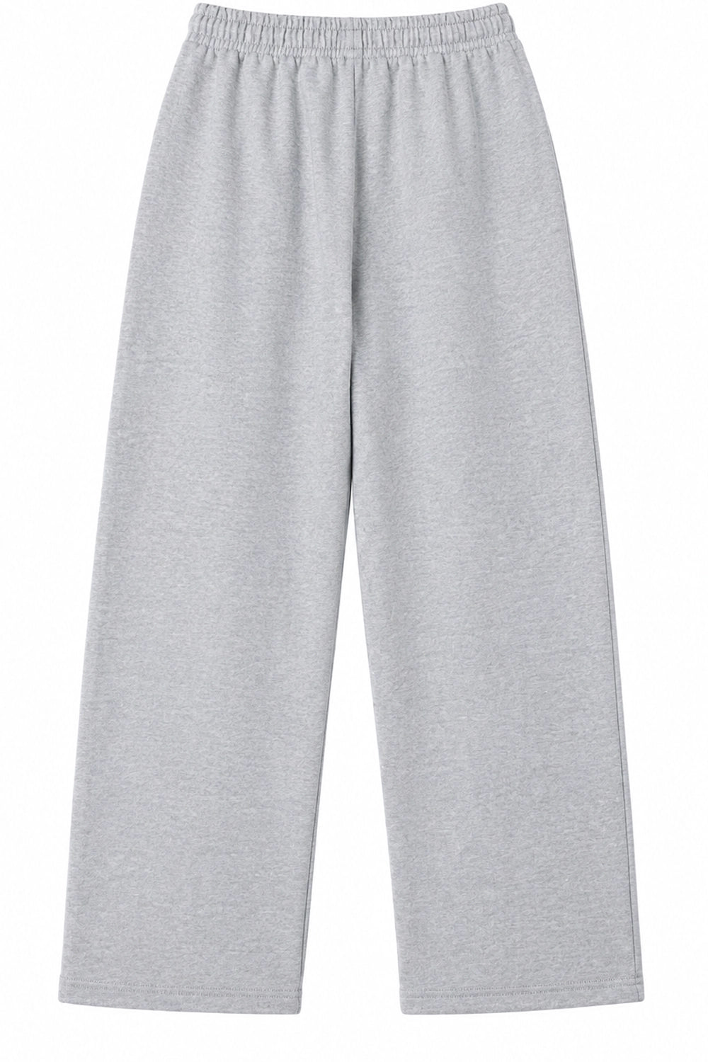Pantalon Baggy Gris Melange