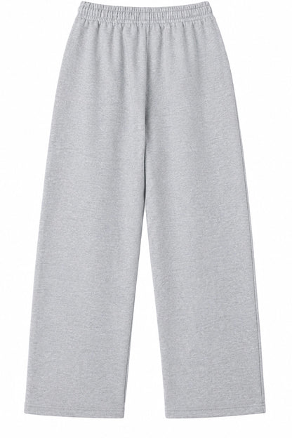 Pantalon Baggy Gris Melange