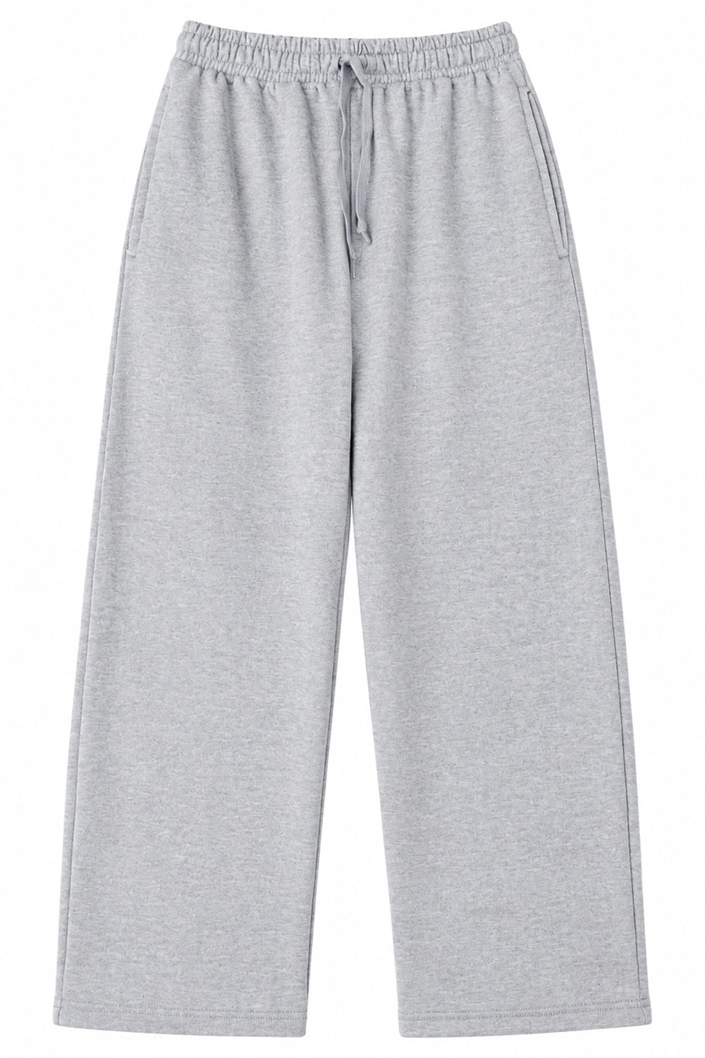 Pantalon Baggy Gris Melange