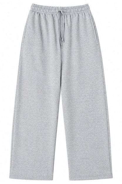 Pantalon Baggy Gris Melange