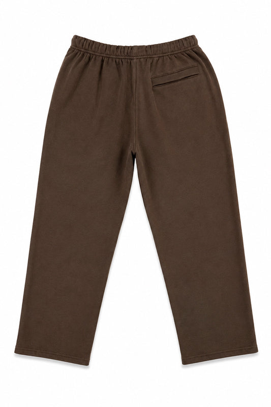 Pantalon Buzo Recto - Heavy Cotton - Café