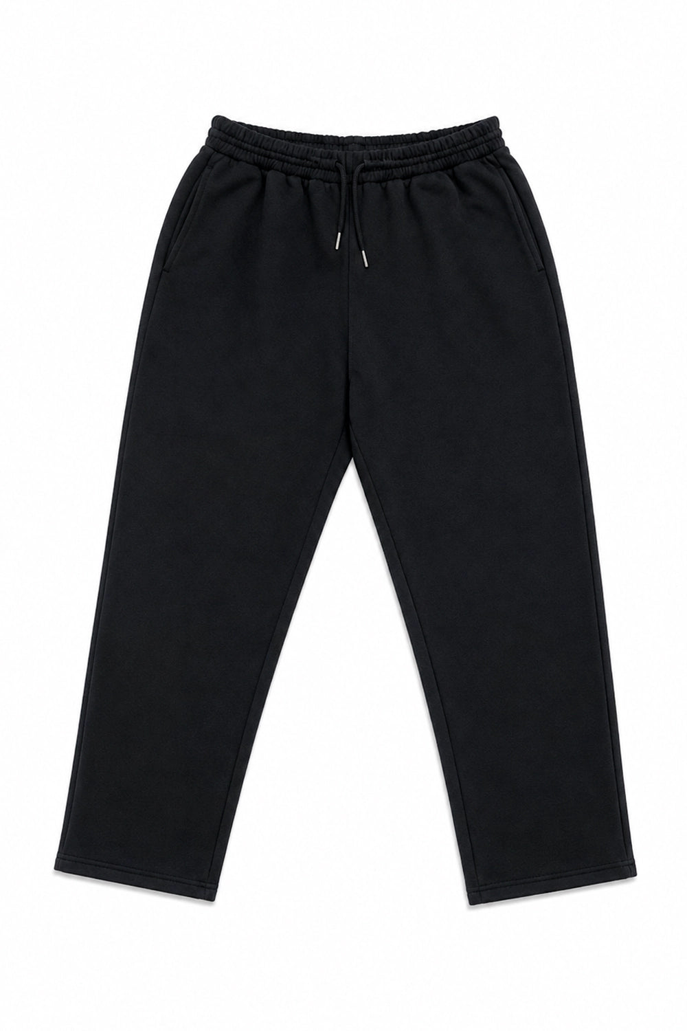 Pantalon Buzo Recto - Heavy Cotton - Negro
