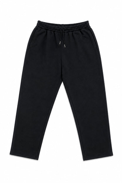 Pantalon Buzo Recto - Heavy Cotton - Negro