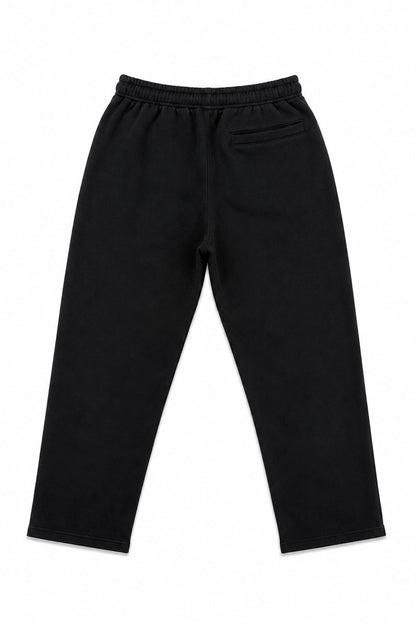 Pantalon Buzo Recto - Heavy Cotton - Negro