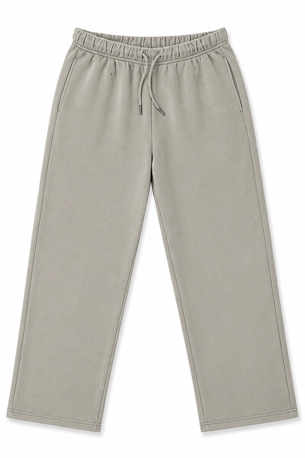 Pantalon Buzo Recto - Heavy Cotton - Cemento