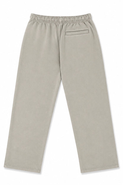 Pantalon Buzo Recto - Heavy Cotton - Cemento