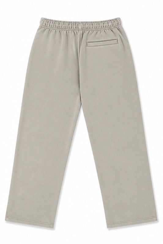 Pantalon Buzo Recto - Heavy Cotton - Cemento