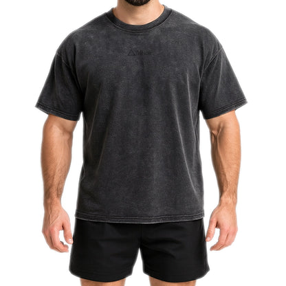 Polera Acid Wash – Negro