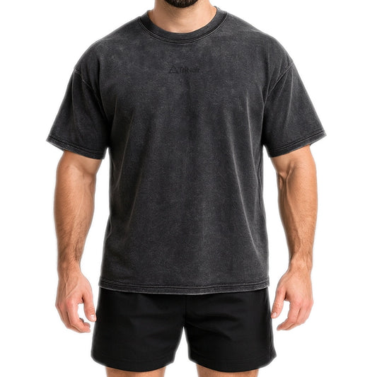 Polera Acid Wash – Negro