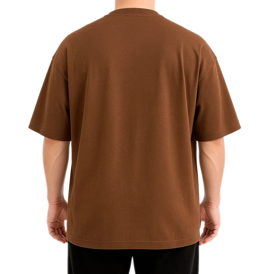 Polera Unisex Oversize (EXTRA HEAVY WEIGHT) - Marrón