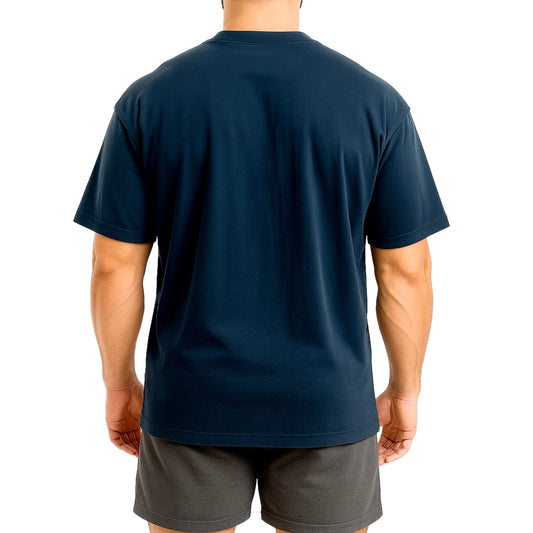 Polera Heavy Cotton Azul Marino