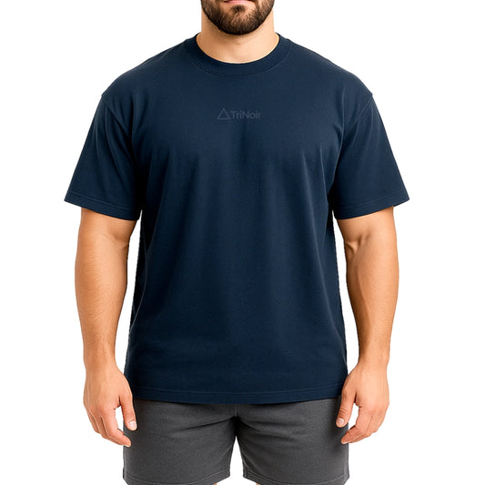 Polera Heavy Cotton Azul Marino