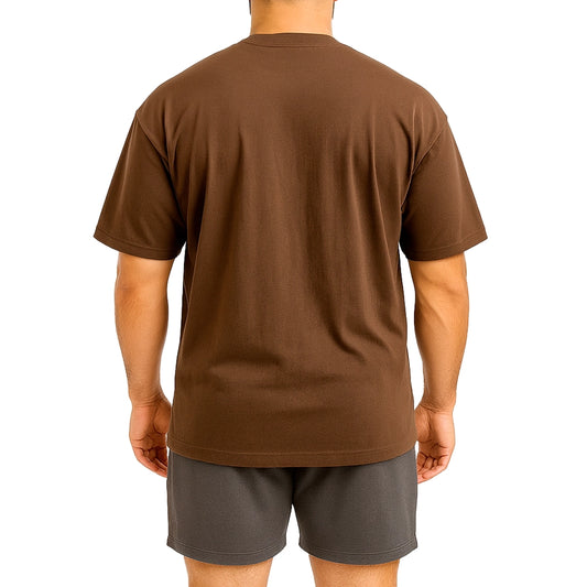 Polera Heavy Cotton Marrón