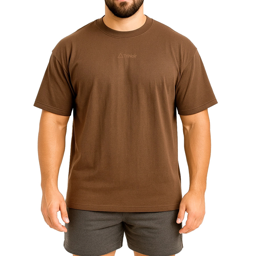 Polera Heavy Cotton Marrón