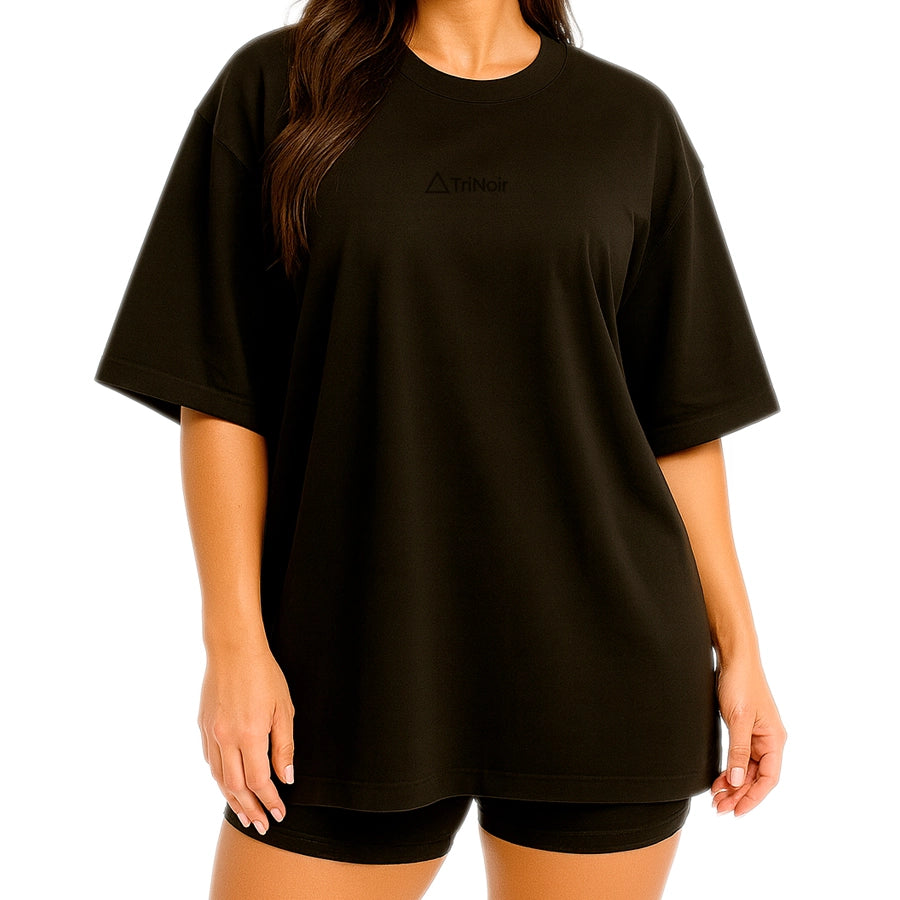 Polera Unisex Oversize (EXTRA HEAVY WEIGHT) - Negro