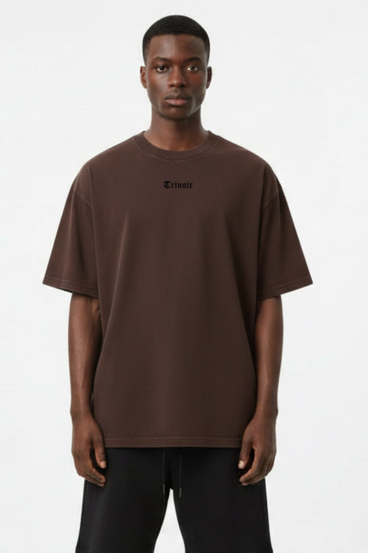 Polera Oversize Alto Gramaje - Burdeo Oscuro