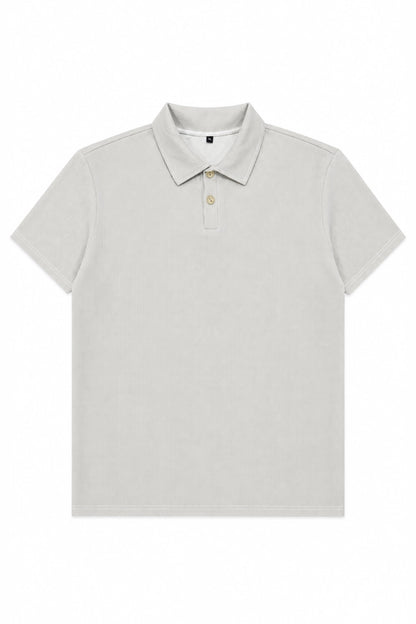 Polera cuello polo - Caqui