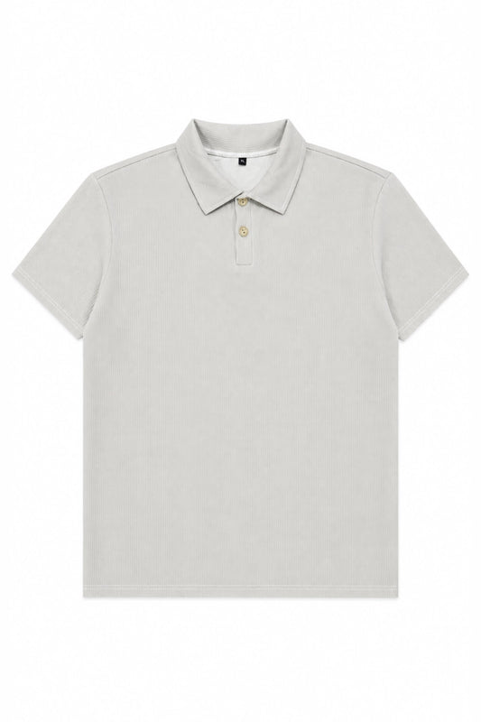 Polera cuello polo - Caqui