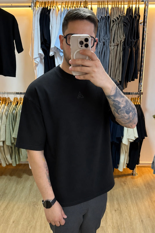 Polera Boxy Fit - Negro