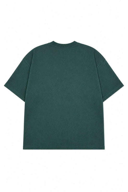 Polera Oversize High Cotton Premium - Verde