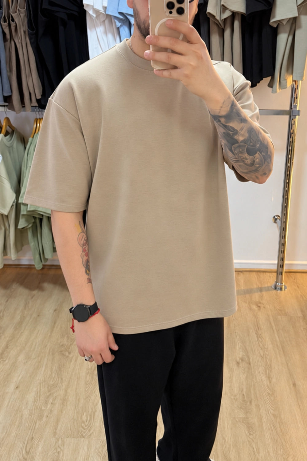 Polera Oversize - Caqui