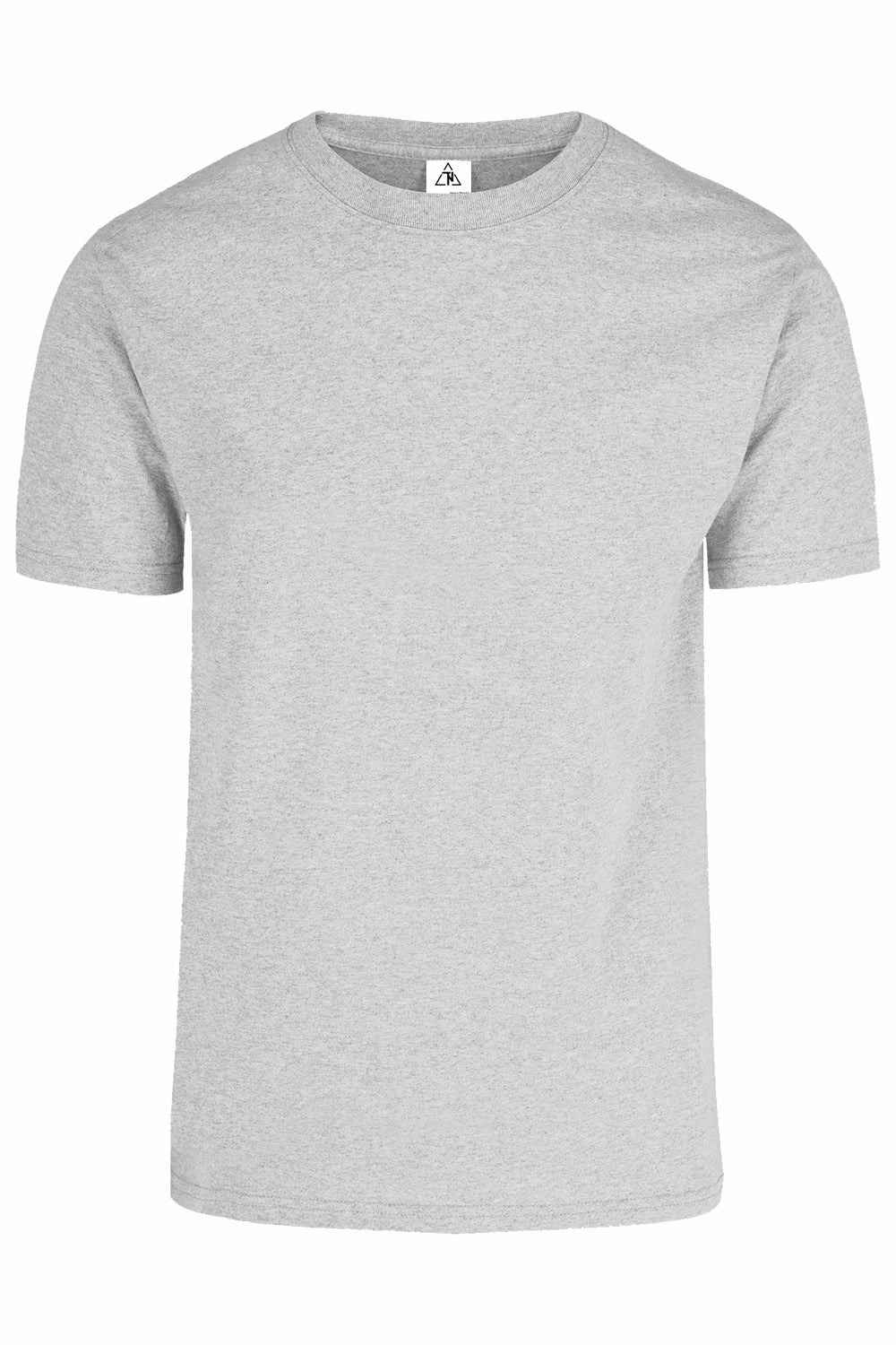 Polera Básica Manga Corta - Gris Melange ⚠️LIQUIDACIÓN⚠️