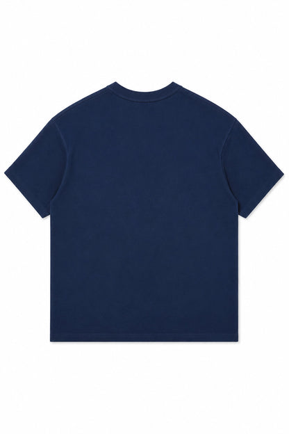 Polera Loose Fit - Alto Gramaje - Azul Marino