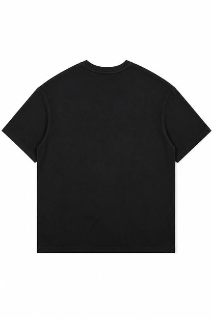 Polera Loose Fit - Alto Gramaje - Negro