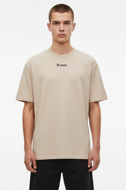 Polera Loose Fit - Alto Gramaje - Beige