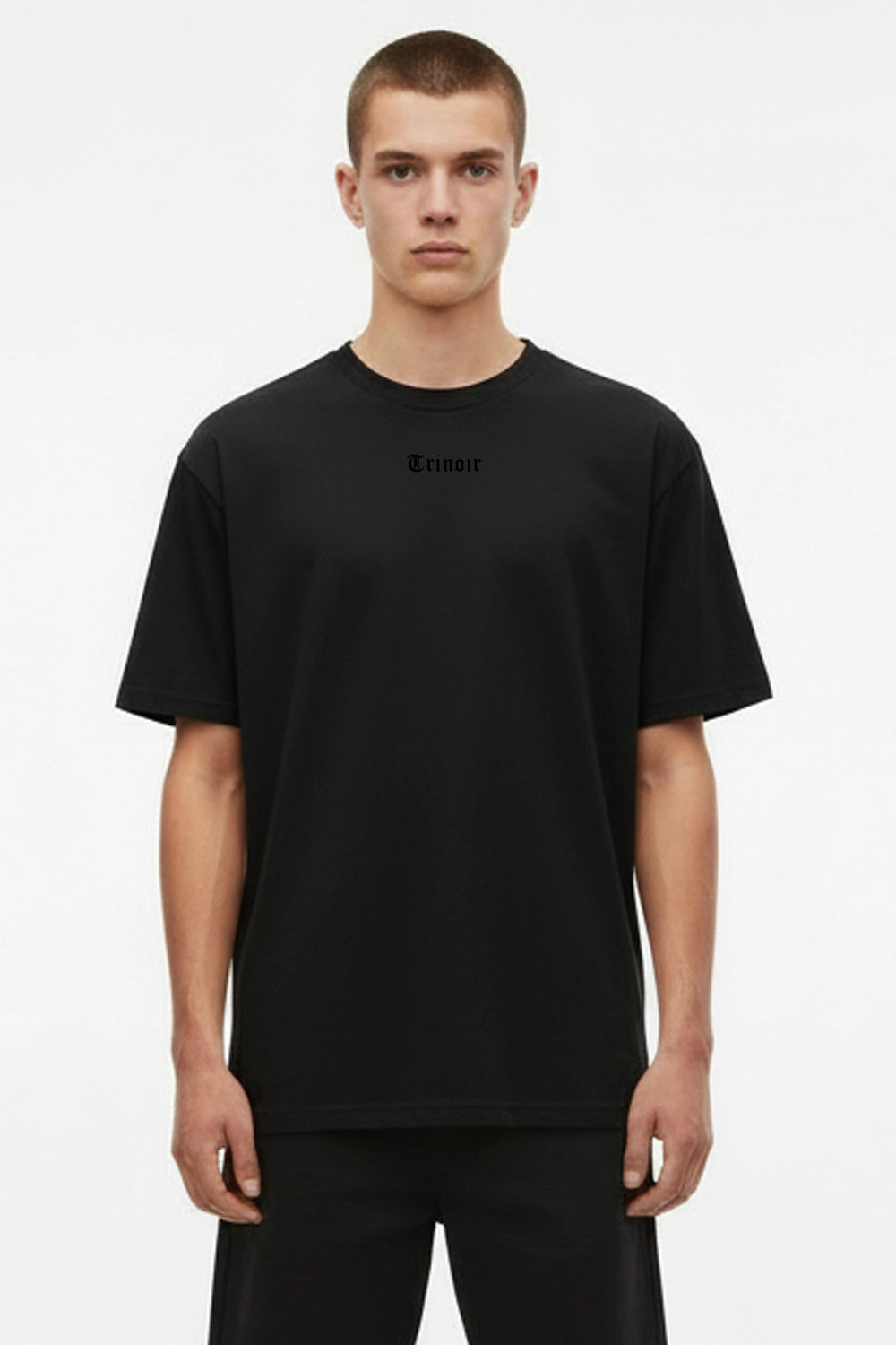 Polera Loose Fit - Alto Gramaje - Negro