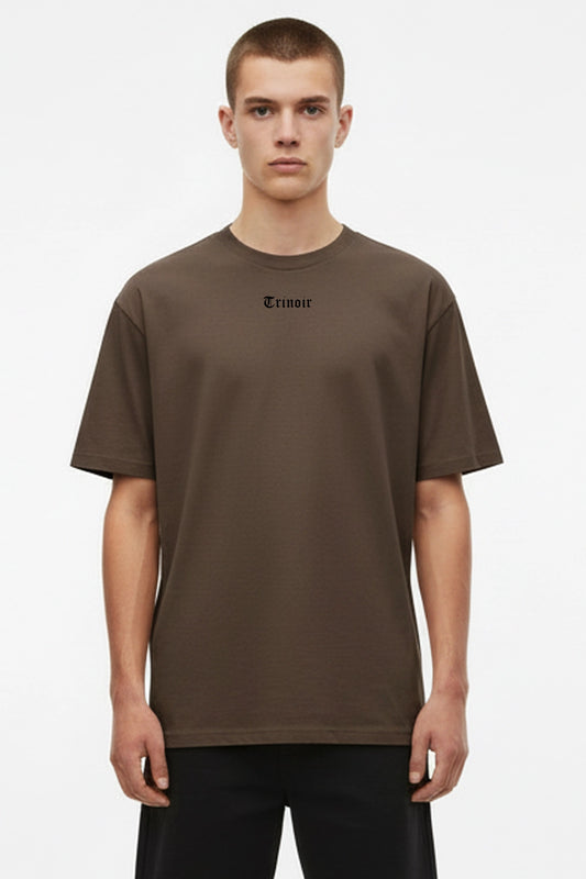 Polera Loose Fit - Alto Gramaje - Marrón