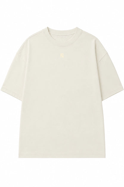 Polera Loose Fit - Alto Gramaje - Beige