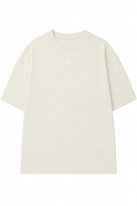 Polera Loose Fit - Alto Gramaje - Beige