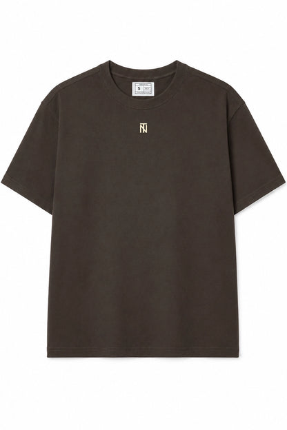 Polera Loose Fit - Alto Gramaje - Marrón